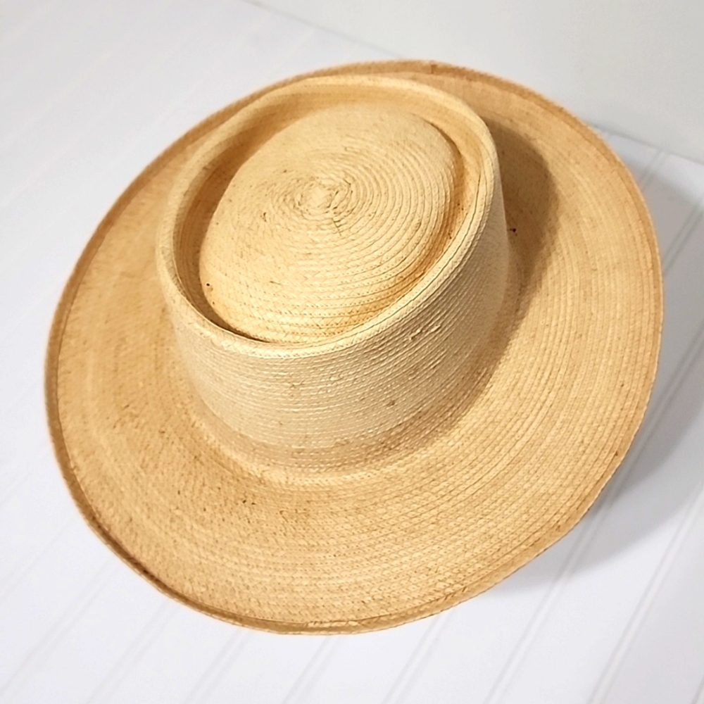 Vintage La Giralda Palm Hats Factory Hat.